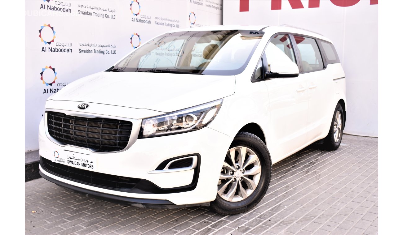 Kia Carnival AED 1762 PM | 3.3L LX V6 GCC WARRANTY