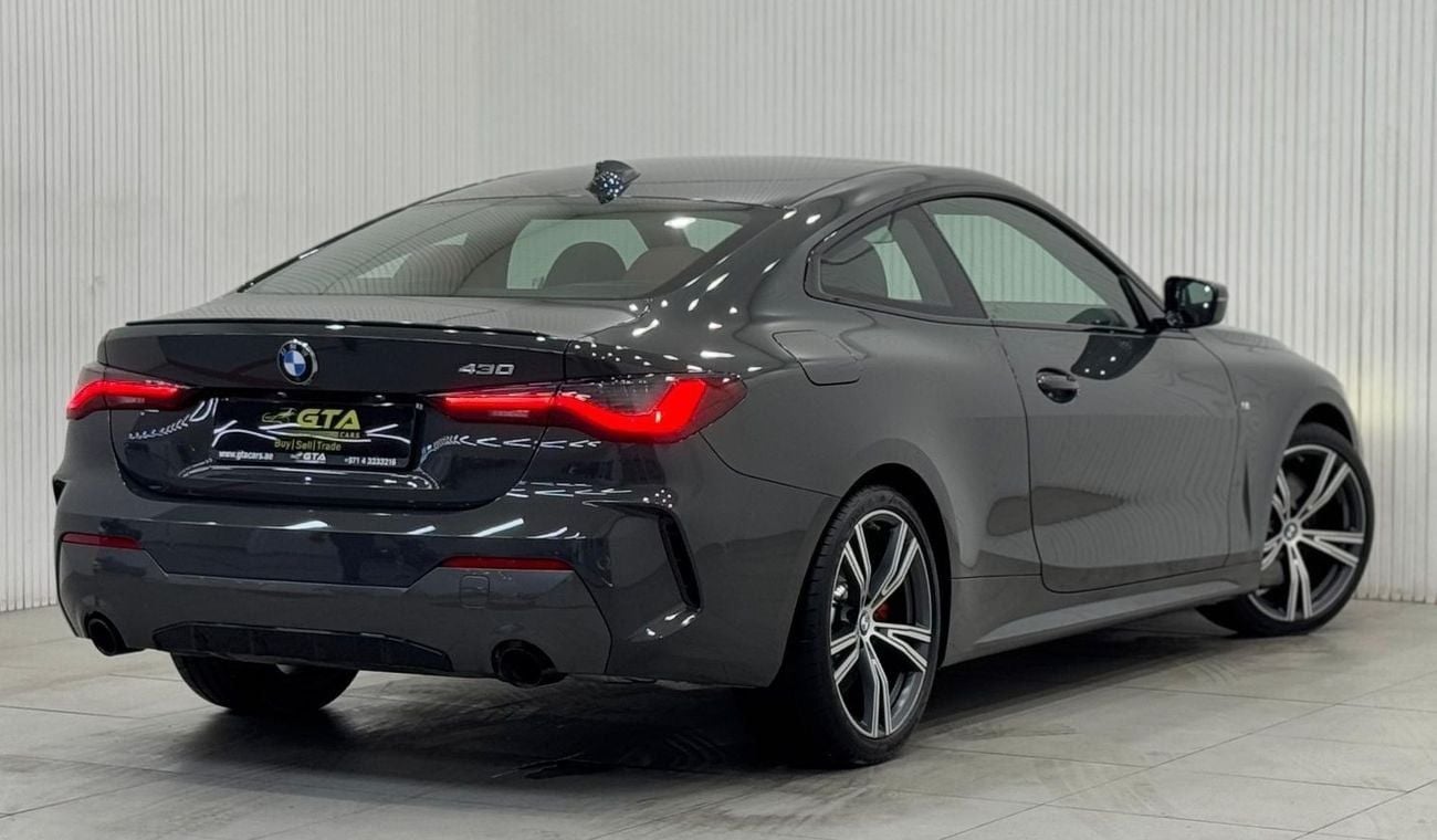 بي أم دبليو 430i M Sport 2.0L 2022 BMW 430i M-Sport Coupe, Nov 2026 BMW Warranty + Service Pack, Low Kms, GCC