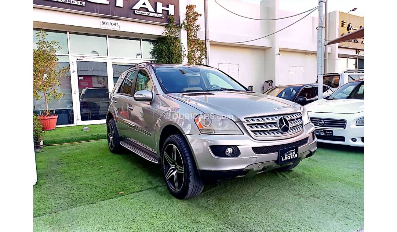 مرسيدس بنز ML 500 وارد موديل 2006 لون ذهبى رقم واحد فتحة جلد رنجات بحالة ممتازة لاتحتاج لأى مصاريف
