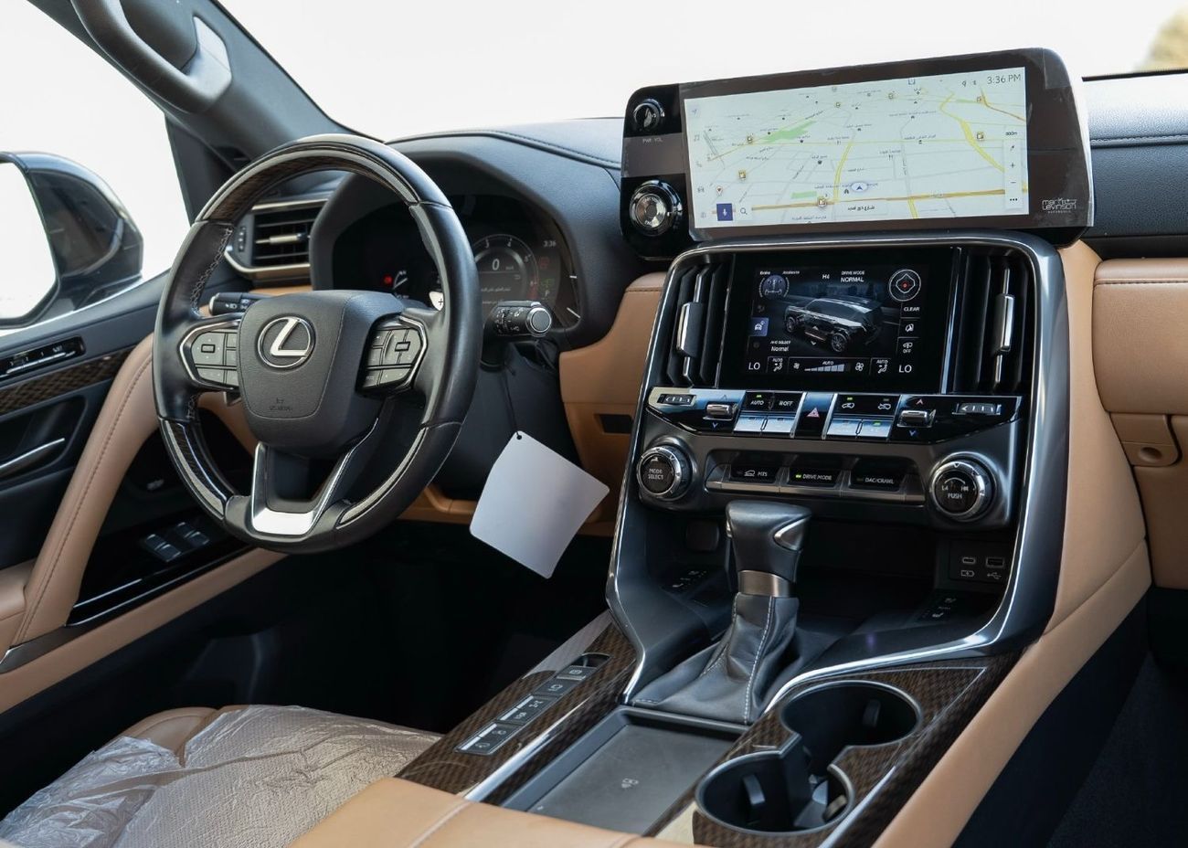 لكزس LX 600 SIGNATURE with Mark Levinson / Black in Tan / 22inch Rims
