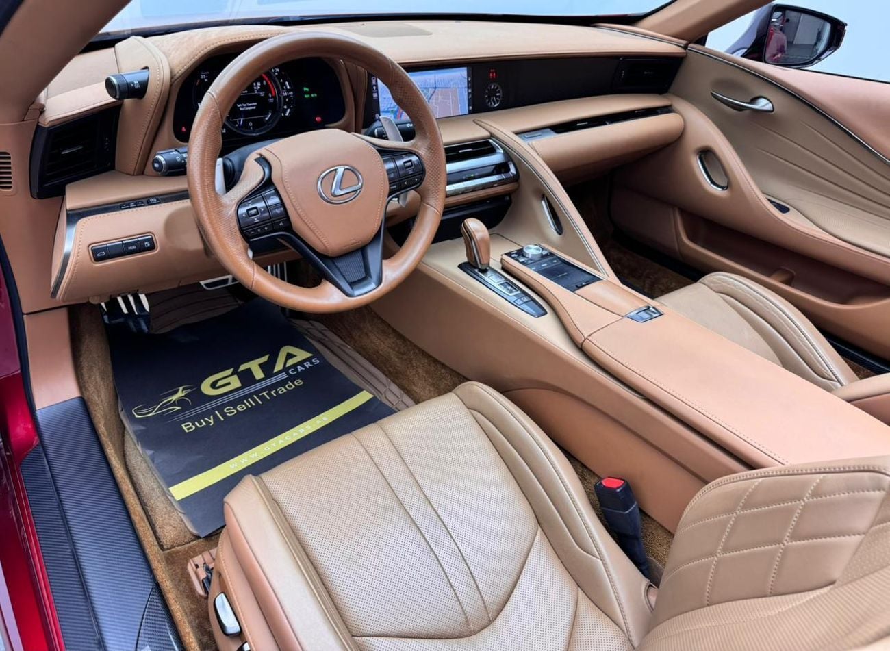 Lexus LC500 Carbon 5.0L 2021 Lexus LC500 Carbon, 2026 / Dec Lexus Warranty, Lexus Service History, GCC