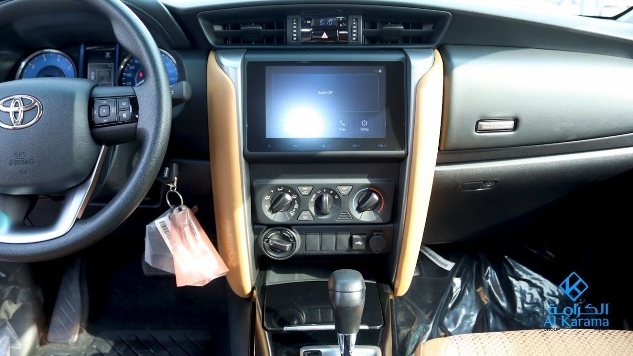 Toyota Fortuner 2.4L DIESEL Engine | 17'Steel Wheels with Cover | 8" DISPLAY AUDIO | GCC Specs