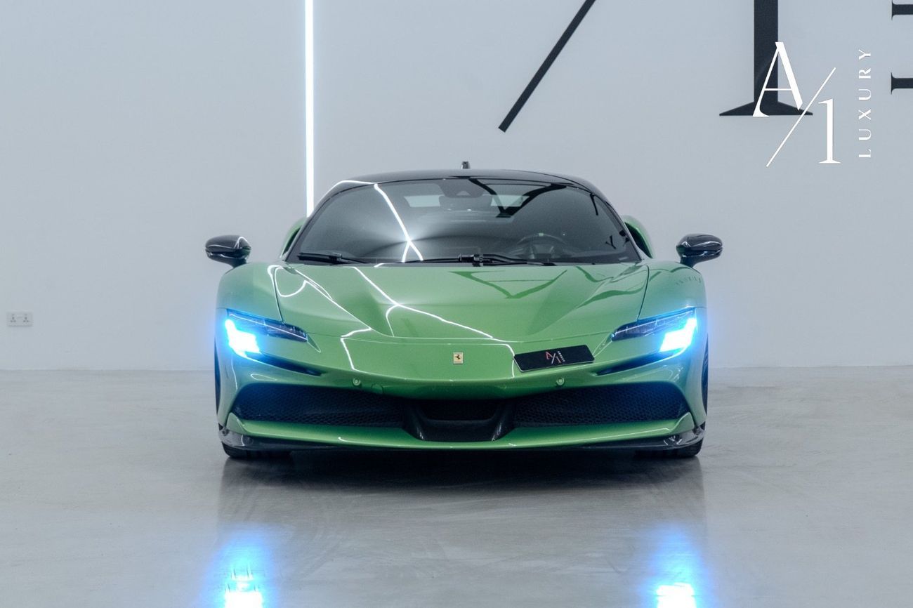 Ferrari SF90 Stradale 2021 Ferrari SF90 Assetto Fiorano, Carbon Fiber Package,Warranty, GCC Specs