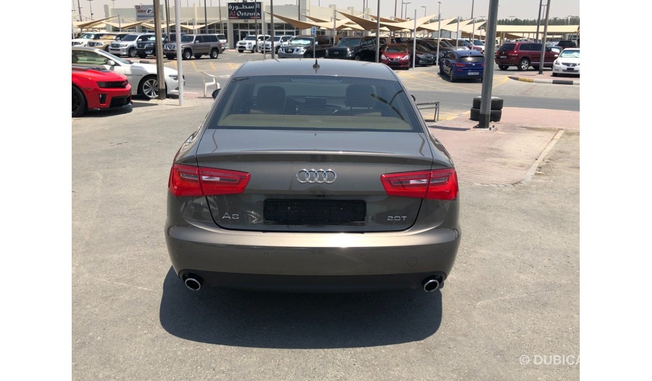 Audi A6 Audi A6 model 2014 GCC car prefect condition full option low mileage panoramic roof leather seats ba