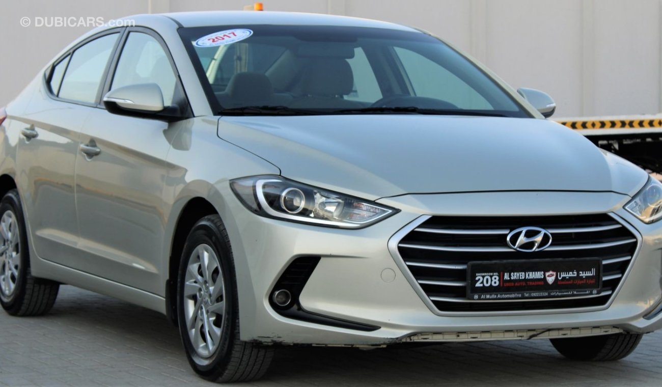 Hyundai Elantra Hyundai Elantra 2017, GCC, in excellent condition, without accidents, very clean from inside and out