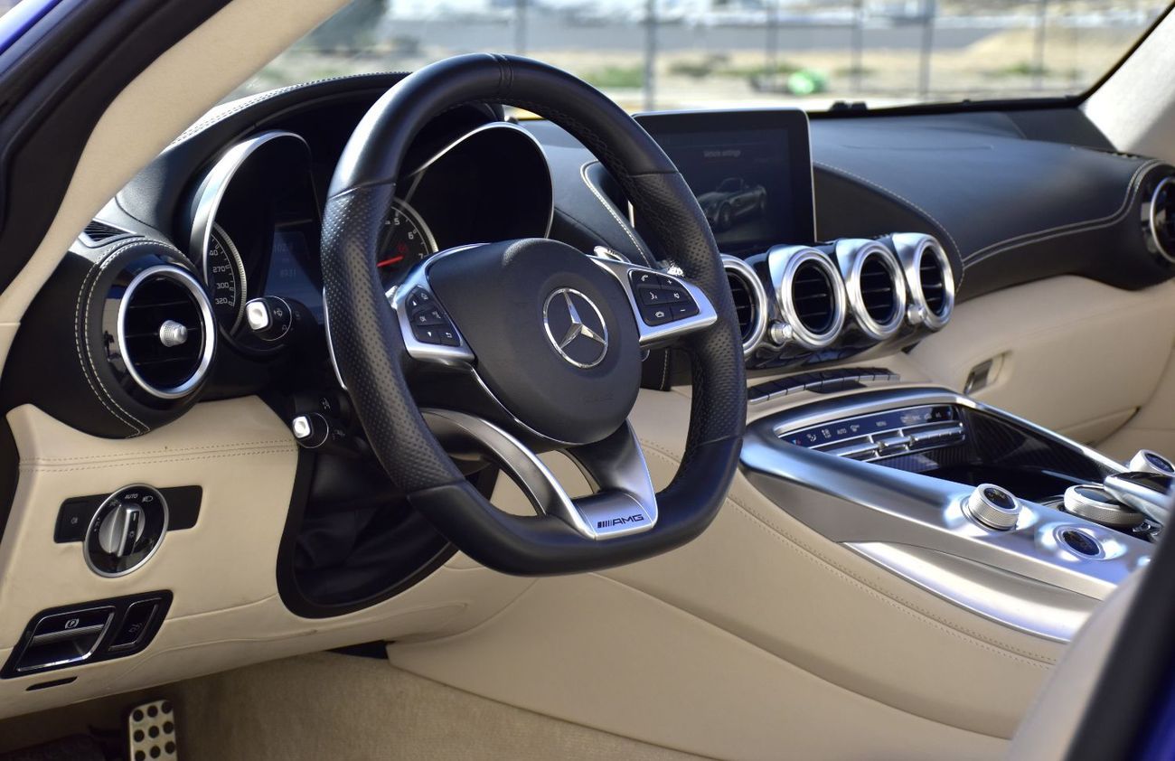 Mercedes-Benz AMG GT EXCELLENT DEAL for our Mercedes Benz AMG GT ( 2018 Model ) in Blue Color GCC Specs