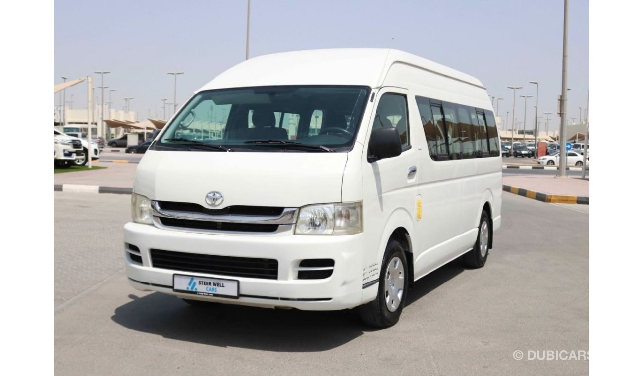 Toyota Hiace 2009 -  GL - 14 SEATER -  EXCELLENT CONDITION WITH GCC SPECS -VAT EXCLUDED