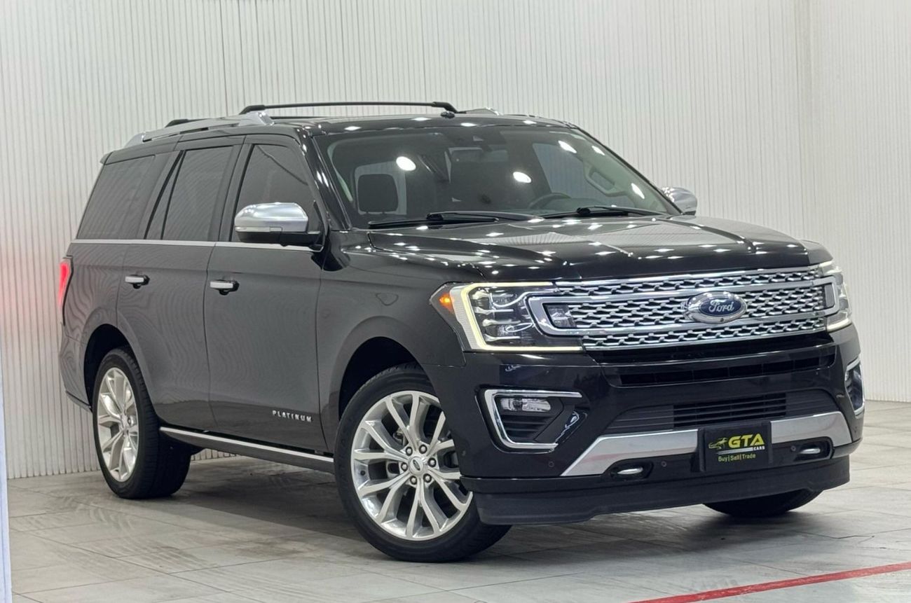 فورد إكسبيديشن Platinum 3.5L (400 HP) 4WD 2019 Ford Expedition Platinum, Warranty, Ford Service History, Full Optio