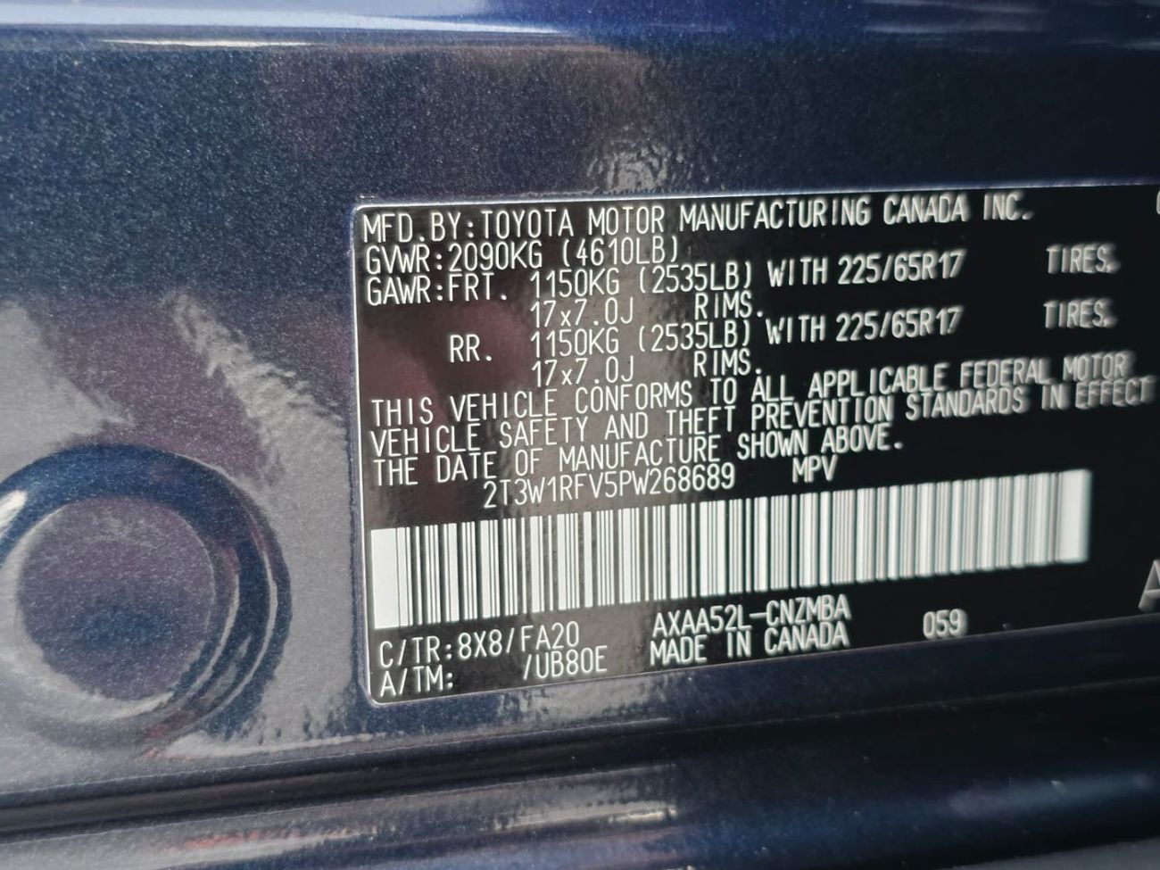 Toyota RAV4 2023 Model Sunroof , Push button , leather seats and trunk automatic