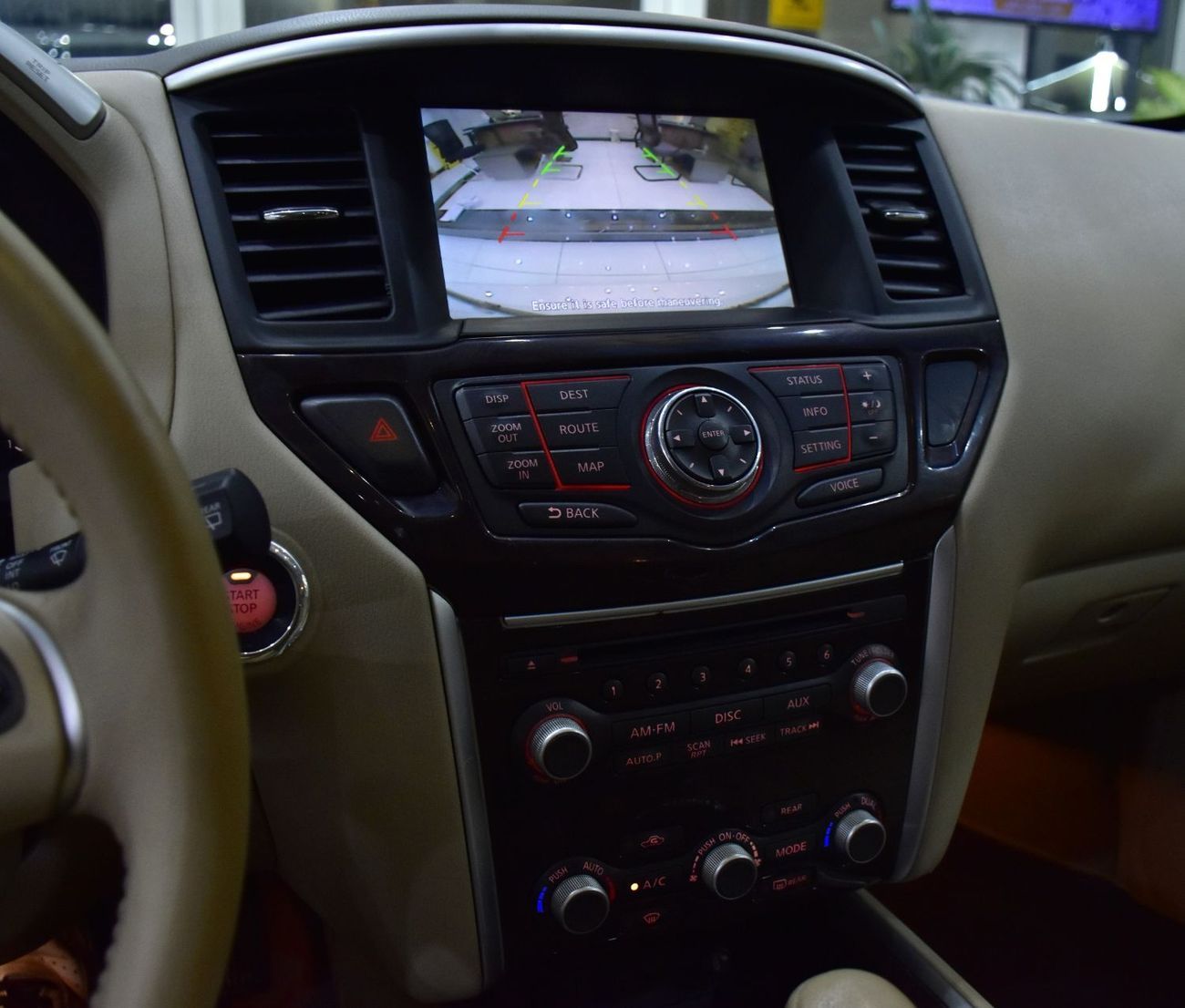 Nissan Pathfinder EXCELLENT DEAL for our Nissan Pathfinder SV 4WD ( 2015 Model ) in White Color GCC Specs