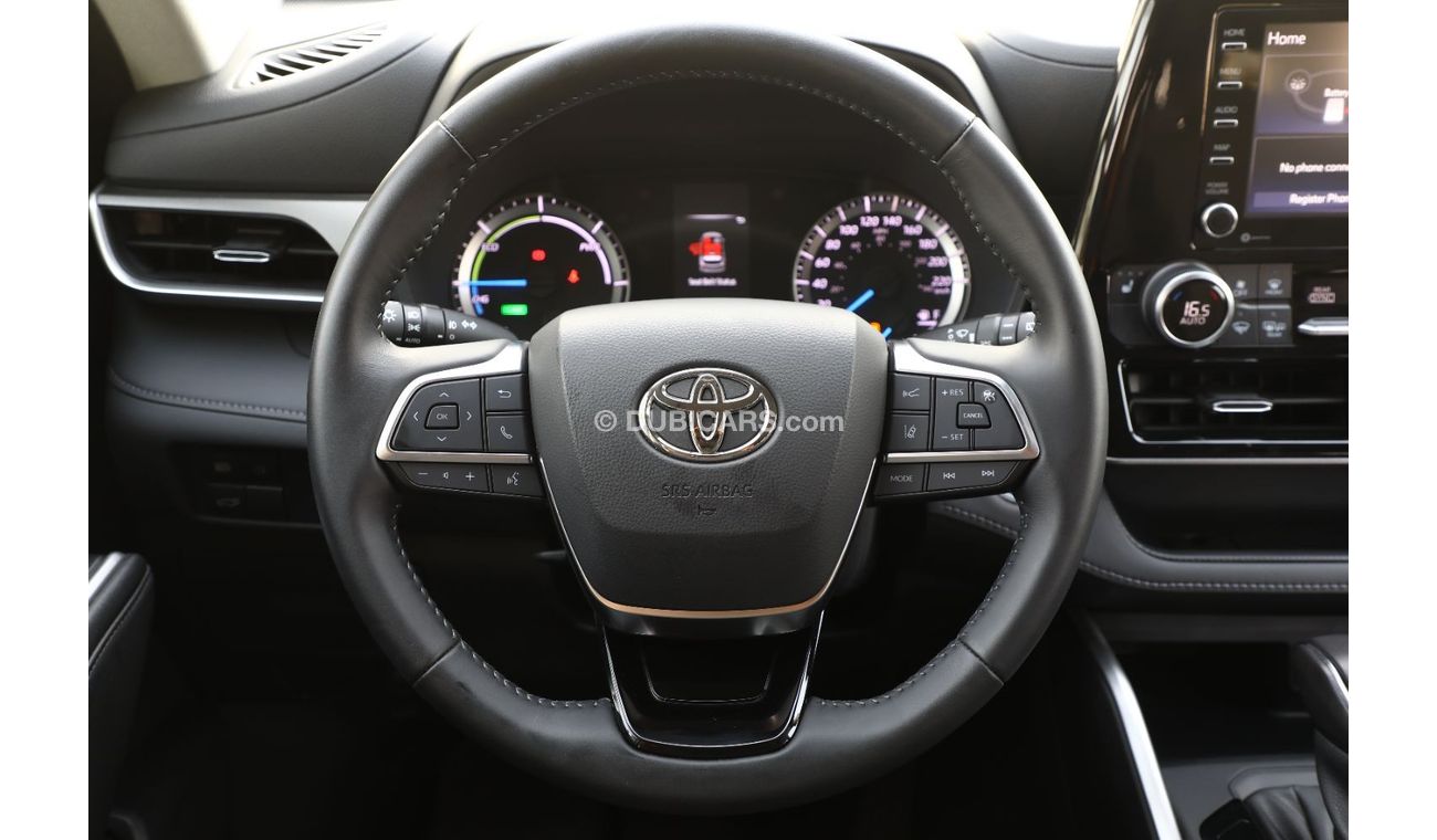 Toyota Highlander 2021 Toyota Highlander 4X4 2.5 LE Hybrid A/T - Black inside black