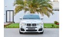 بي أم دبليو X4 35i M-Kit 3.0L V6 | AED 1,939 Per Month | 0% DP | Fully Agency Serviced!