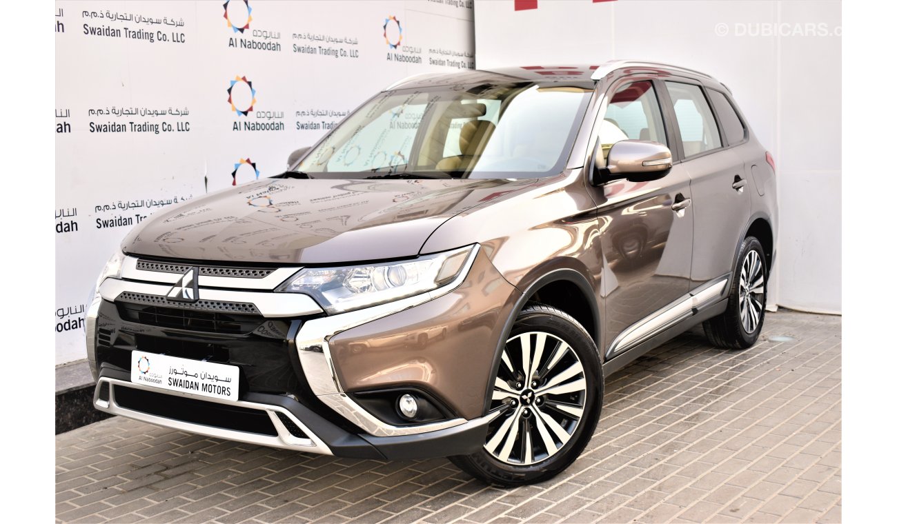 Mitsubishi Outlander AED 1370 PM | 2.4L GLX 4WD GCC WARRANTY