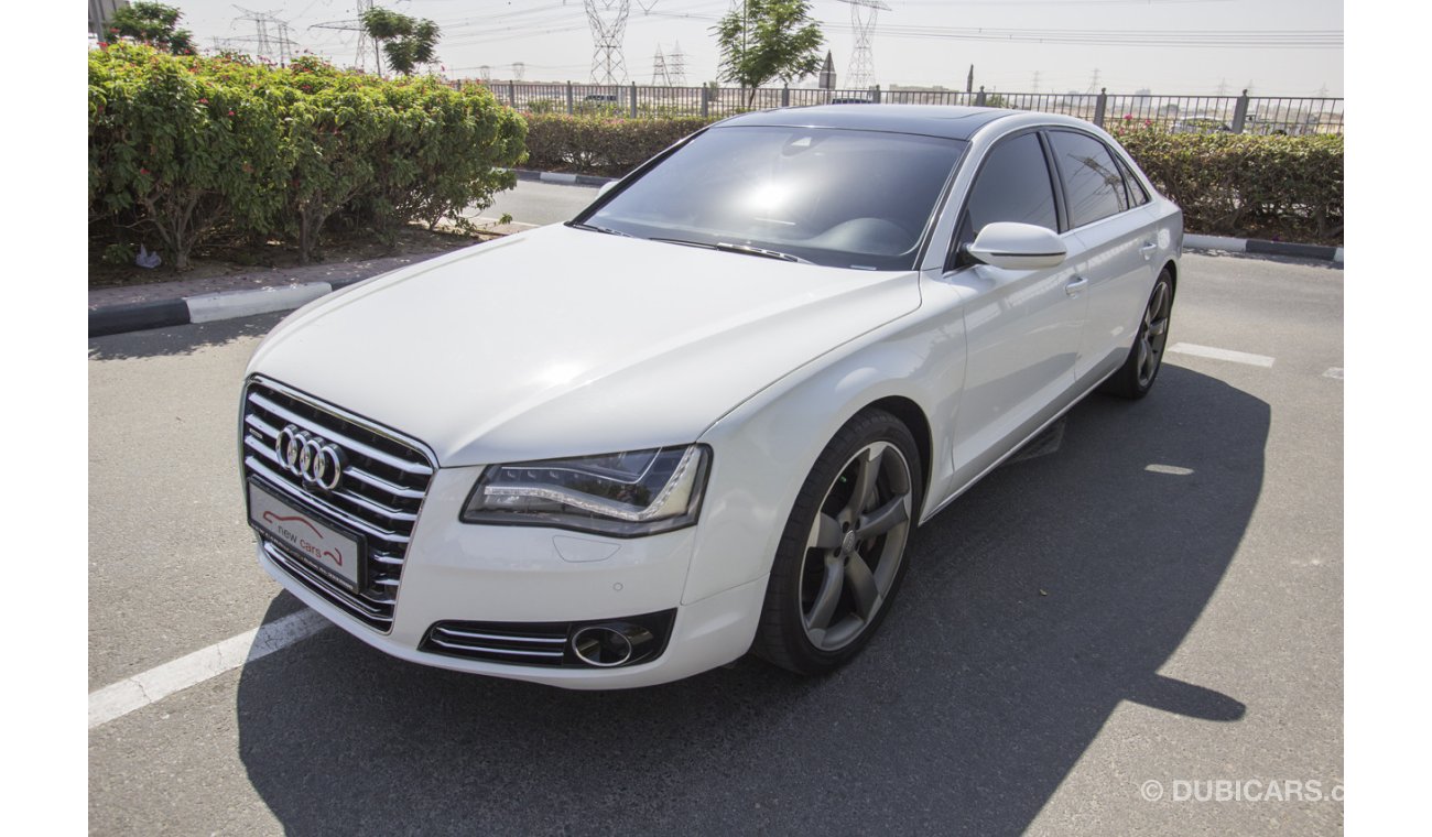 Audi A8 GCC AUDI A8L QUATTRO - 4.2L -2012 - ZERO DOWN PAYMENT - 1500 AED/MONTHLY - 1 YEAR WARRANTY