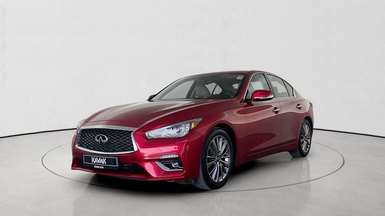 إنفينيتي Q50 Premium / Luxe | upto AED 20,000 Ramadan Discount | شامل الضمان | 0 ﺪﻔﻋﺓ ﺃﻮﻟﻯ