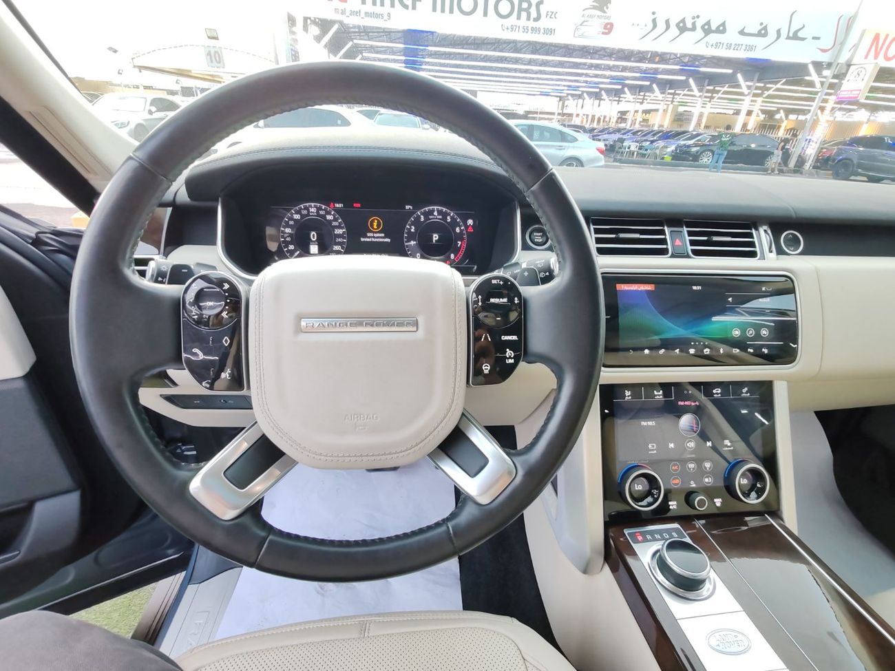 لاند روفر رينج روفر Rang Rover Autobiography supercharged warranty one year