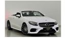 Mercedes-Benz E300 2018 Mercedes Benz E300 AMG Cabriolet, Full Service History, Warranty, GCC