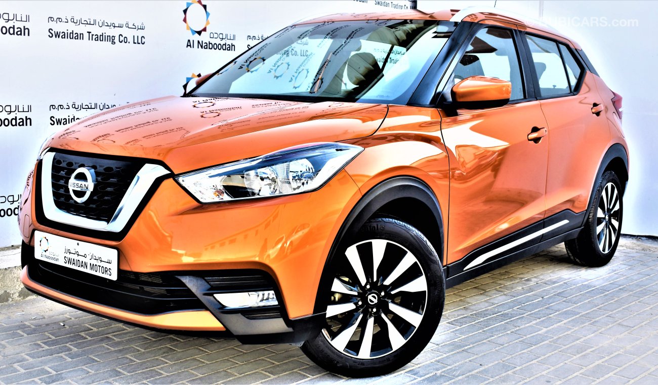 Nissan Kicks 1.6L SV+ 2018 GCC SPECS WITH DEALER WARRANTY