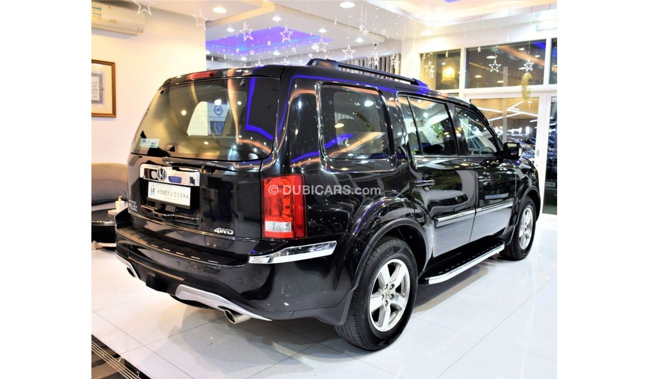 هوندا بايلوت AMAZING Honda Pilot 4WD 2012 Model!! in Black Color! GCC Specs