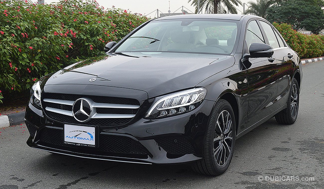 مرسيدس بنز C200 2020, 2.0L, I-4 Turbo, GCC, 0km w/ 2Yrs Unlimited Mileage Warranty + 3Yrs Service @ EMC