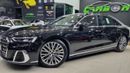 Audi A8 AUDI A8L 55TFSI GCC 2023 IN IMMACULATE CONDITION (WARRANTY+SERVICE CONTRACT FROM OFFICIAL DEALER)