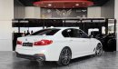 BMW 540i M Sport AED 2,000 P.M | 2018 BMW 5 SERIES 540i MSPORT FULLY LOADED | ORIGINAL PAINT | GCC | UNDER WA