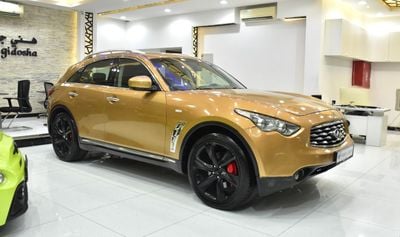 Infiniti FX50 EXCELLENT DEAL for our Infiniti FX50s ( 2009 Model ) in Orange Color GCC Specs
