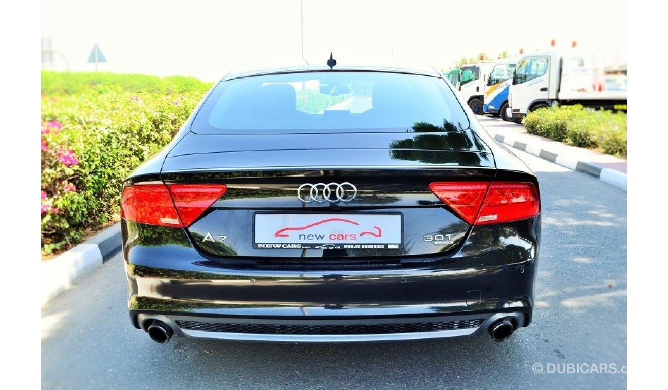 Audi A7 GCC AUDI A7 2013 - ZERO DOWN PAYMENT - 2,500 AED/MONTHLY - 1 YEAR WARRANTY