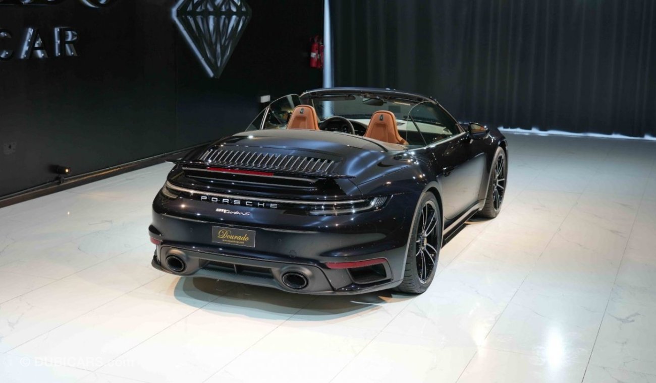 Porsche 911 Turbo S Cabriolet | Brand New | 2024 | Jet Black | Interior Heritage Design Package