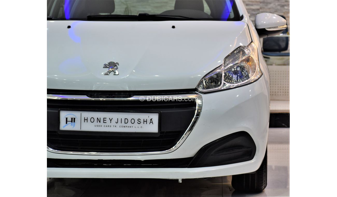 Peugeot 208 LOW MILEAGE! EXCELLENT DEAL for our Peugeot 208 2016 Model in White Color GCC Specs