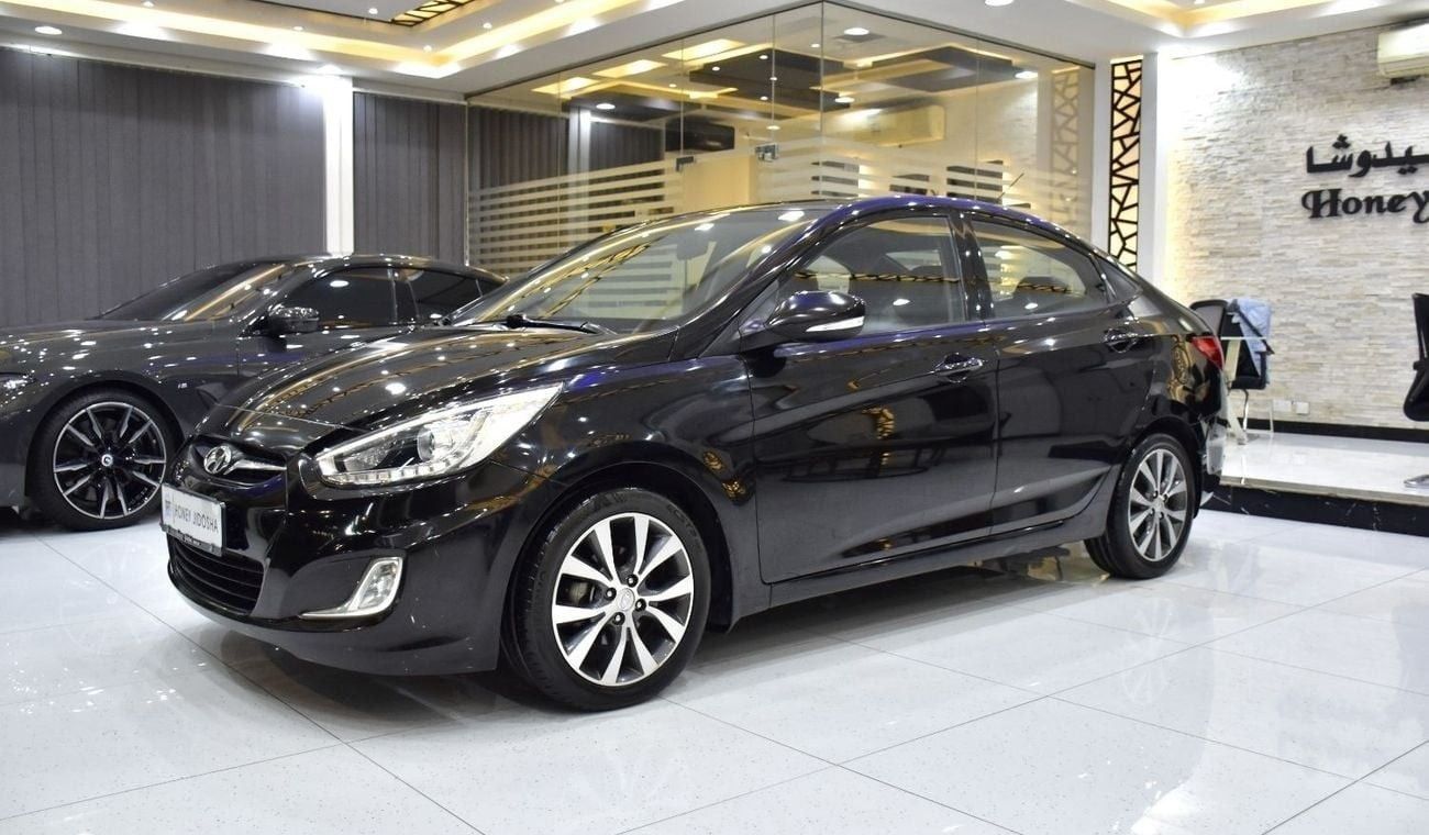 هيونداي أكسنت EXCELLENT DEAL for our Hyundai Accent 1.6L ( 2014 Model ) in Black Color GCC Specs