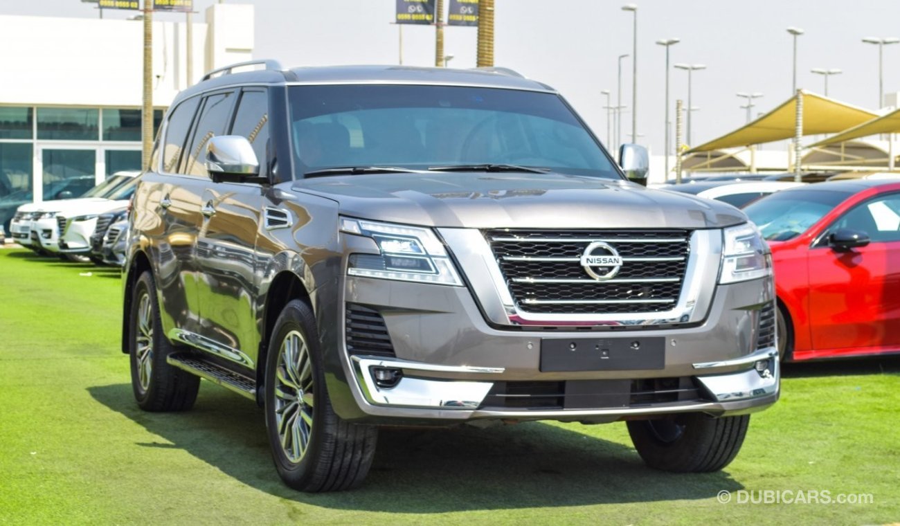 Nissan Patrol Platinum SE With 2021 body kit