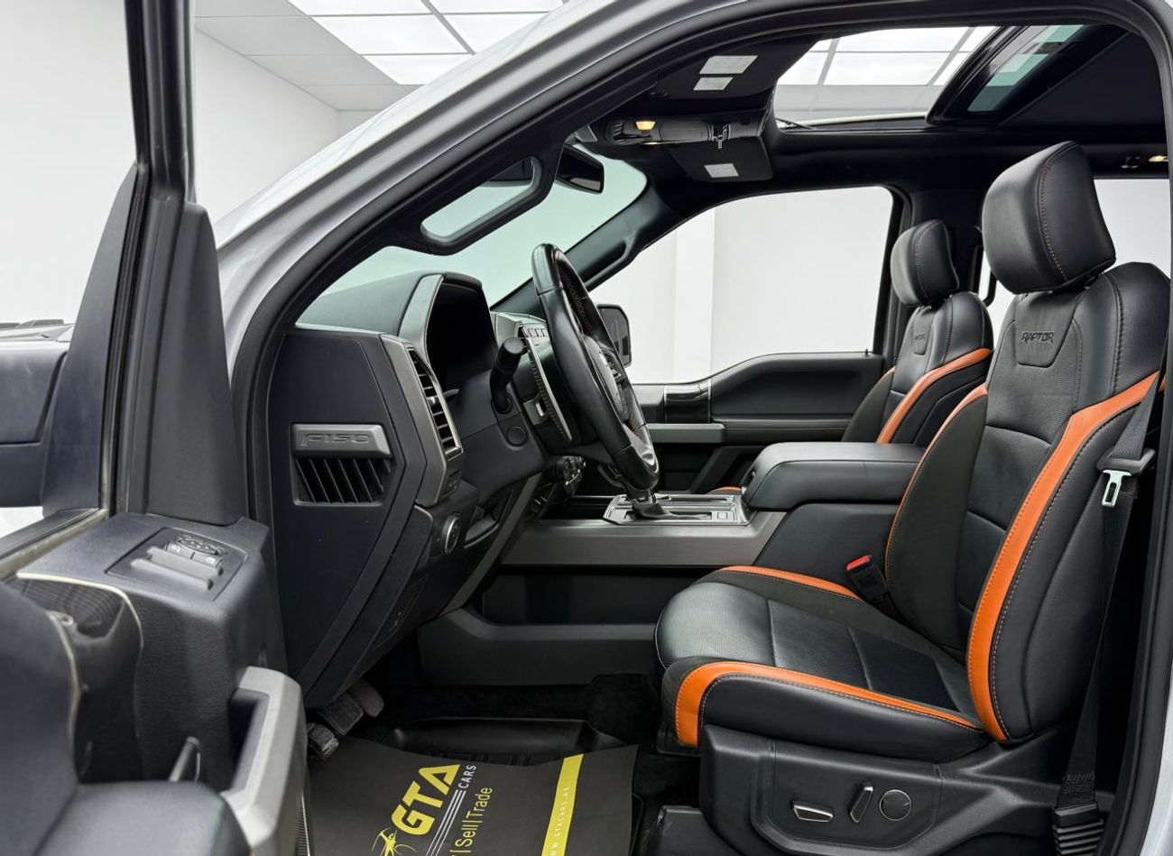 Ford F 150 Raptor 2018 Ford F-150 Raptor, 2027 Ford Warranty, 2026 Ford Service Pack, Full Ford Service History, GCC