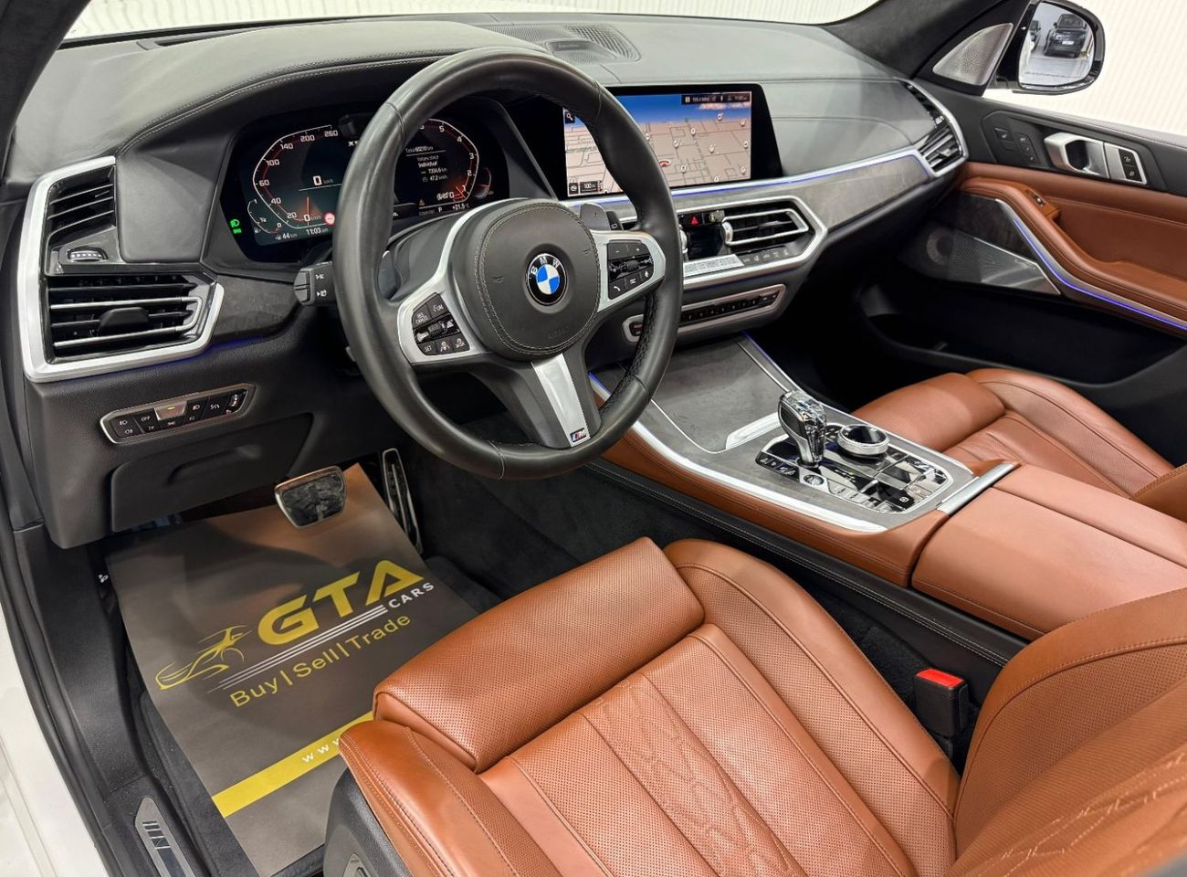 بي أم دبليو X5 M50i Luxury 4.4L 2021 BMW X5 M50i M-Sport, Oct 2025 BMW Warranty + Service Pack, Fully Loaded, Low K