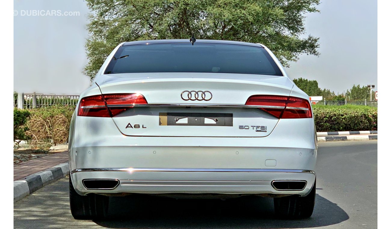 أودي A8 GCC- AUDI A8L - 50 TFSI QUATTRO - 2015 - 100% ACCIDENT FREE - BANK FINANCE AVAILABLE - WARRANTY