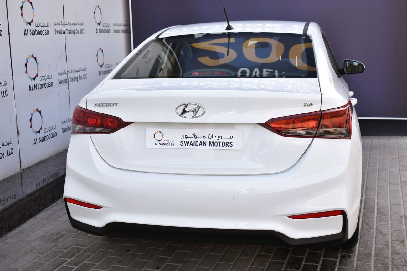 Hyundai Accent AED 589 PM | 1.6L GL SMART GCC DEALER WARRANTY