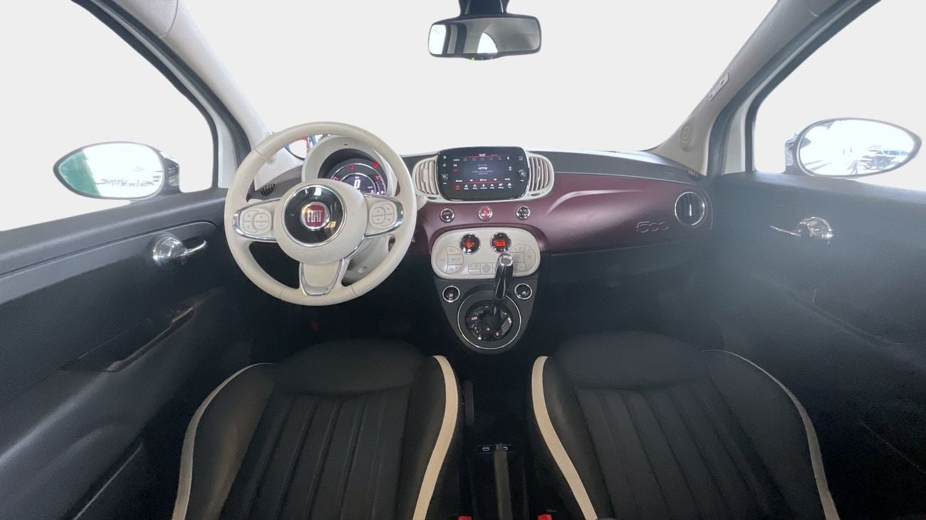 فيات 500 1.4L 100HP LOUNGE | شامل الضمان | 0 ﺪﻔﻋﺓ ﺃﻮﻟﻯ