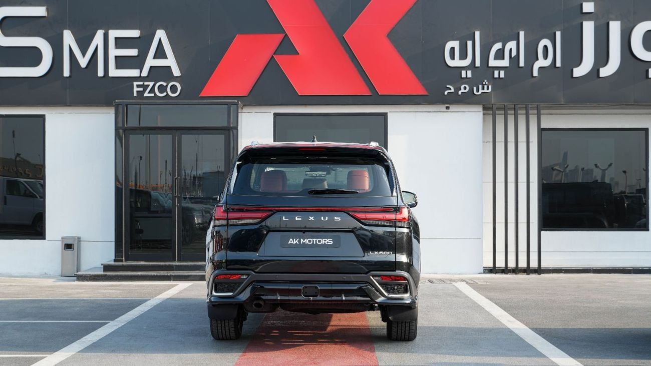 Lexus LX 600 F-Sport 3.5L Black 5 SEATS 2025 MY EXPORT PRICE
