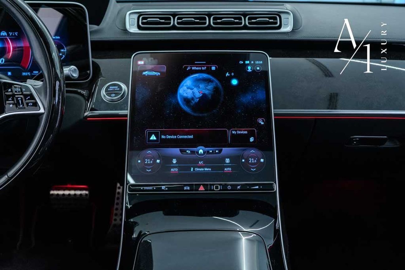 مرسيدس بنز S 500 4MATIC 3.0L 2022 Mercedes Benz S500 AMG 4MATIC, Warranty, Fully Loaded, Very Low Kms, Excellent Cond