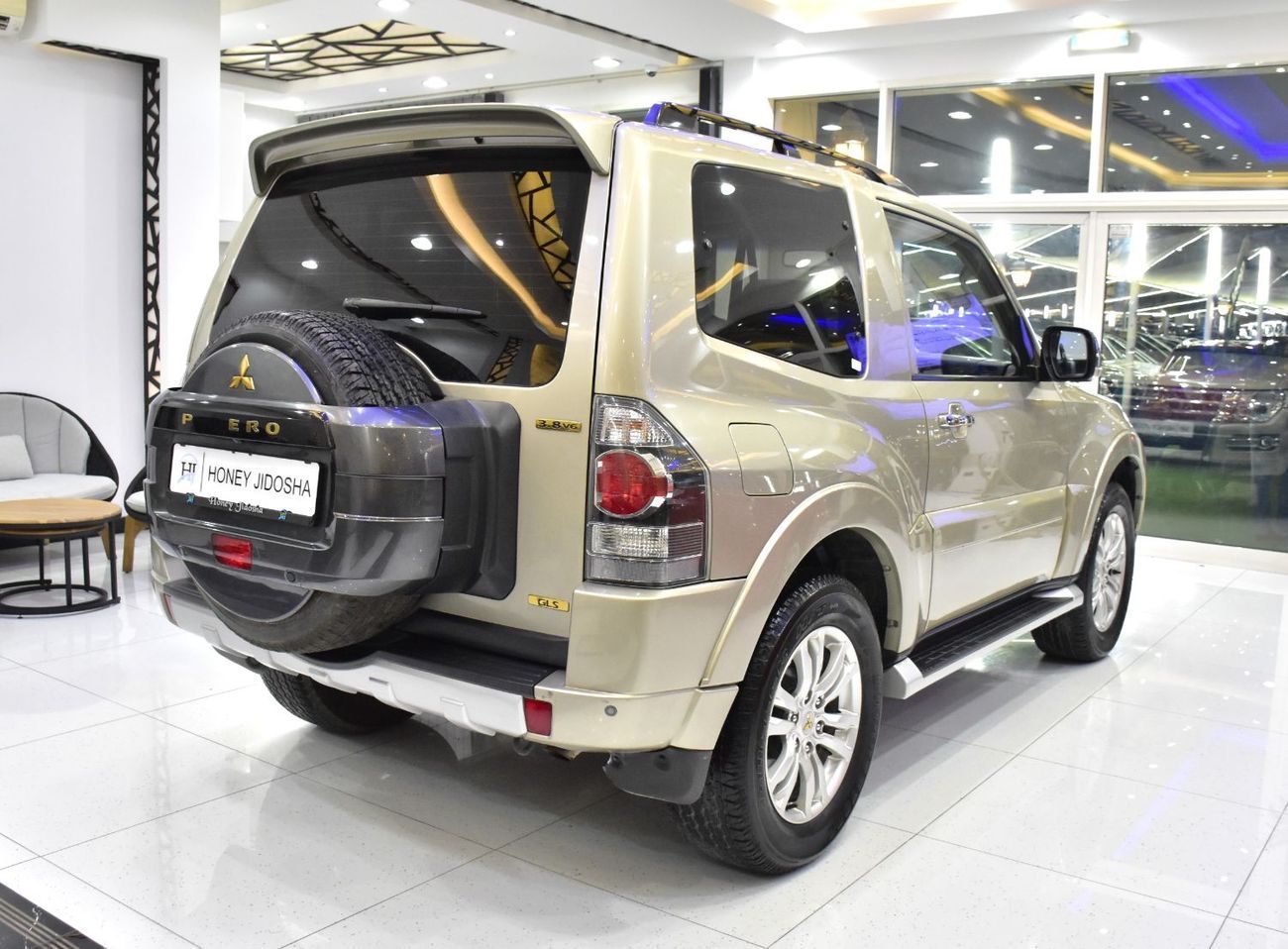 Mitsubishi Pajero EXCELLENT DEAL for our Mitsubishi Pajero GLS 3.8L 3 Doors ( 2018 Model ) in Golden Color GCC Specs
