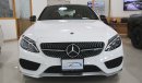 Mercedes-Benz C 43 AMG 2018, 4MATIC V6-Biturbo, GCC with 2 Years Unlimited Mileage Dealer Warranty from Dealer