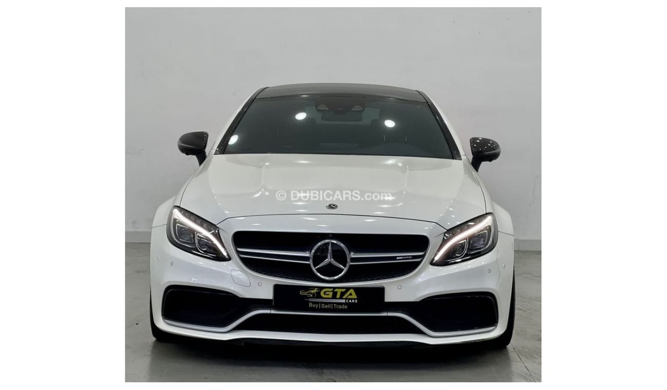 Mercedes-Benz C 63 Coupe 2018 Mercedes C 63S AMG Coupe, Agency Warranty + Full Service History, GCC