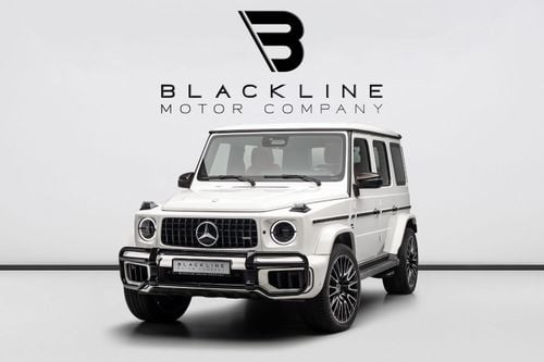 مرسيدس بنز G 63 AMG STANDARD BUY NOW, PAY 2027 | THE BLACKLINE STANDARD | 2030 Mercedes Warranty + Service Contract, GCC
