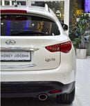 Infiniti QX70 EXCELLENT DEAL for our Infiniti QX70 ( 2020 Model ) in White Color GCC Specs