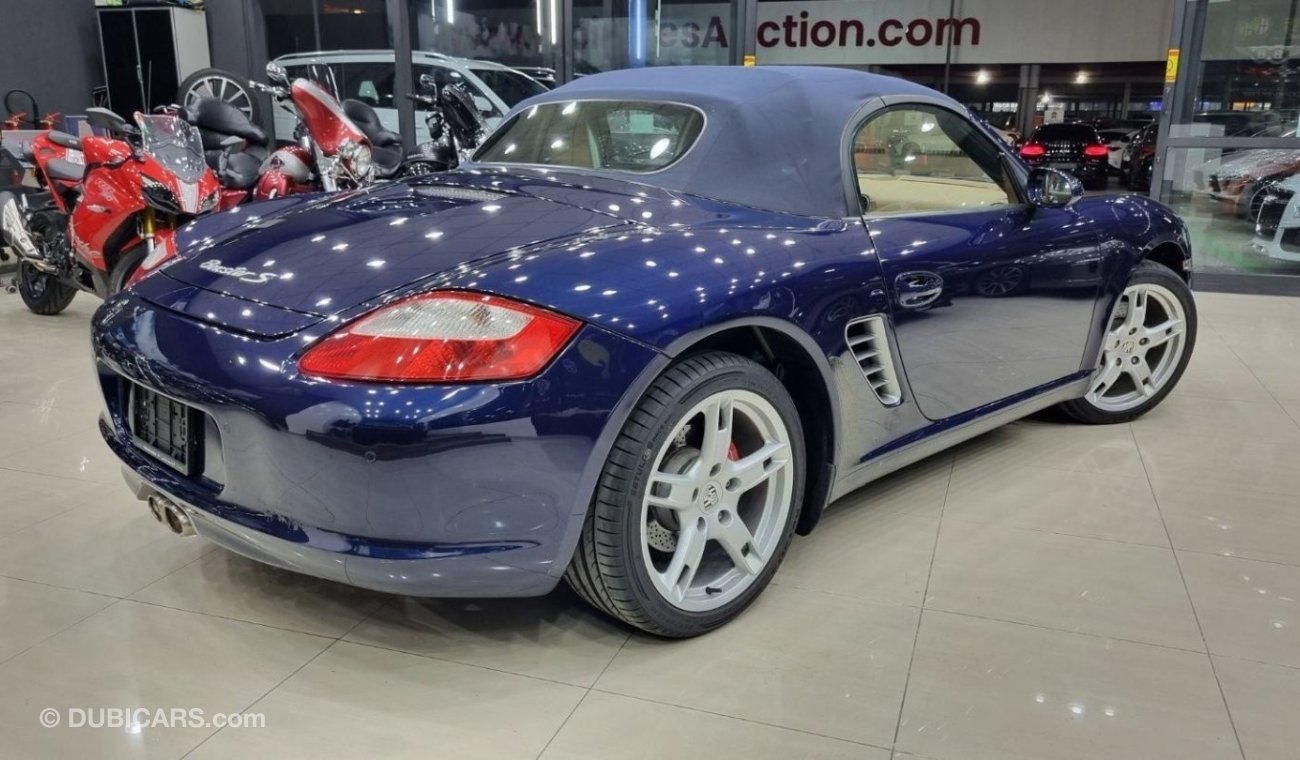 بورش بوكستر أس PORSCHE BOXSTER S 2006 IN BEAUTIFUL SHAPE FULL SERVICE HISTORY FOR 45K AED