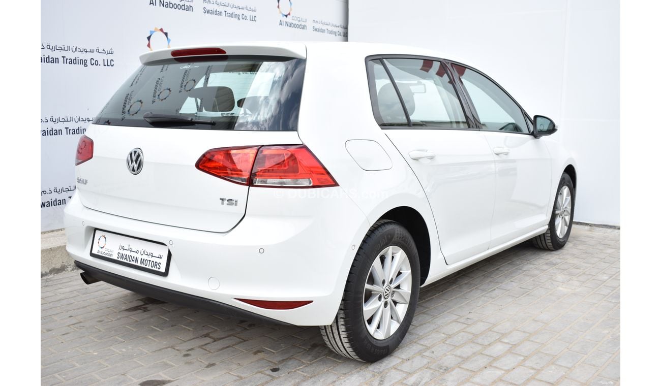 Volkswagen Golf 1.2L TSI 2015 GCC SPECS WITH DEALER WARRANTY