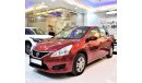 نيسان تيدا LOW MILEAGE! FULL SERVICE HISTORY! ONLY 31,000 KM Nissan Tiida 2016 Model!! in Red Color! GCC Specs