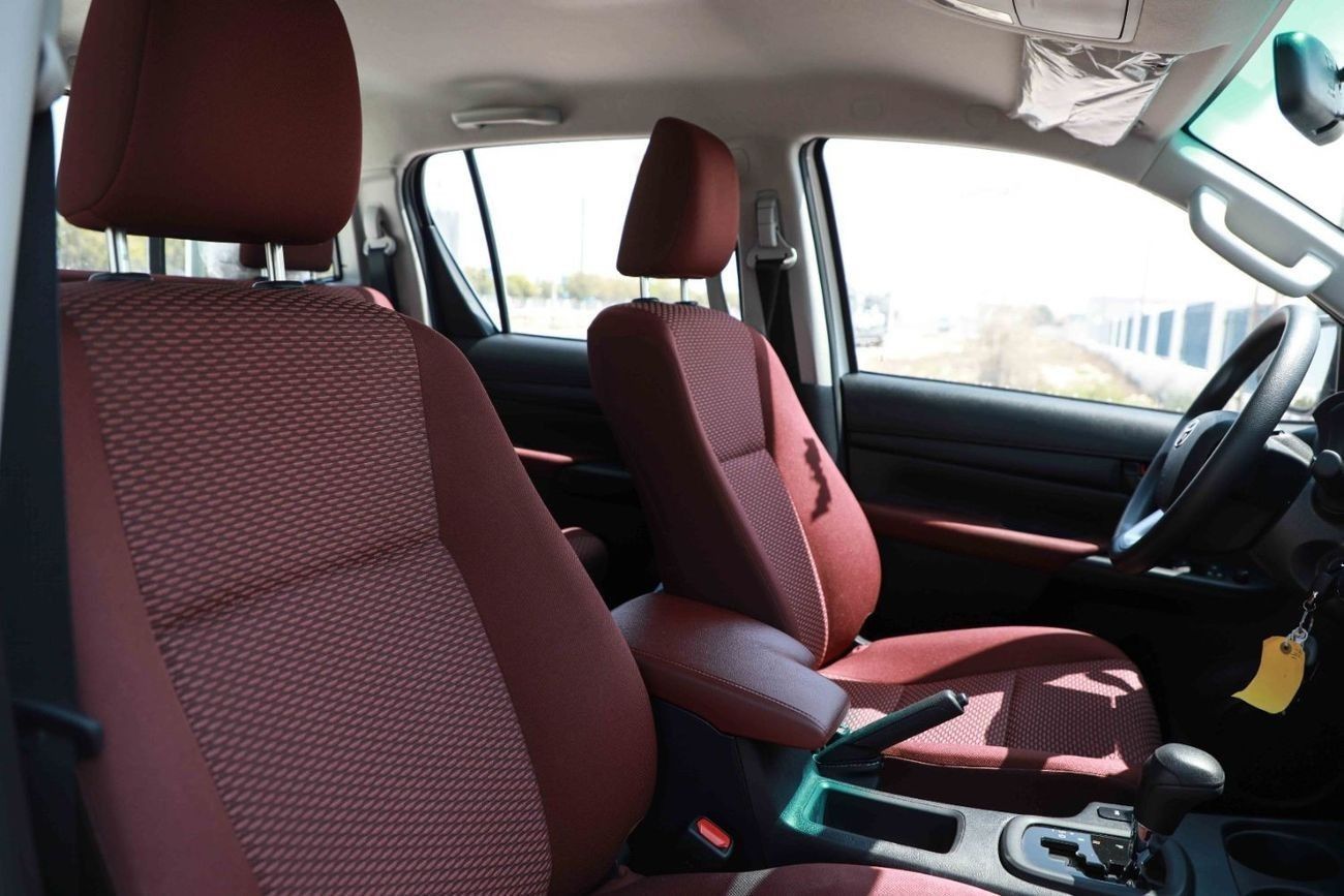 Toyota Hilux 2025 TOYOTA HILUX DLX 2.7 - WHITE inside MAROON | Export Only