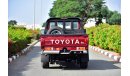 Toyota Land Cruiser Pick Up Single Cab LX  V8 4.5L Diesel 4WD Manual Transmission