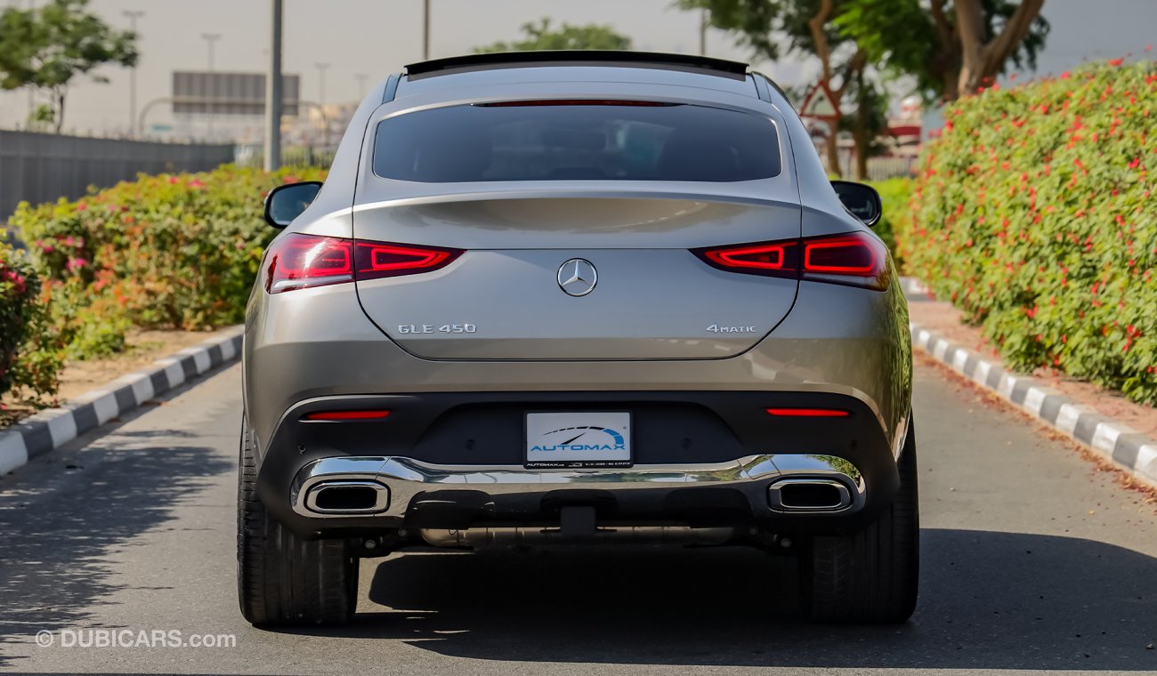 Mercedes-Benz GLE 450 AMG Coupe , 4MATIC , GCC , 2021 , 0Km , W/3 Yrs or 100K Km WNTY